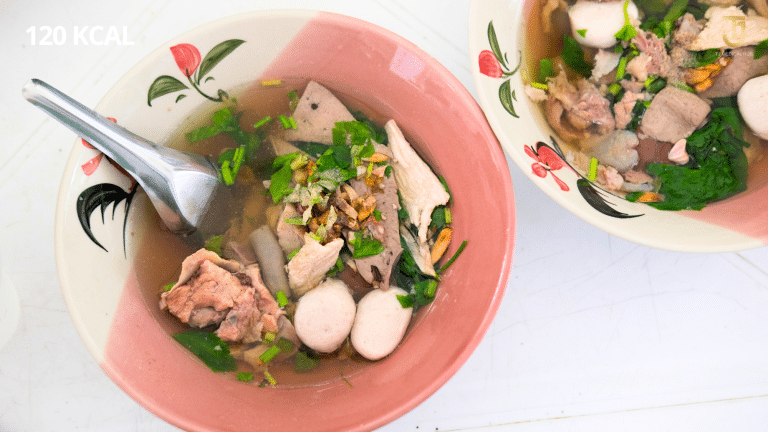 Blood tofu soup